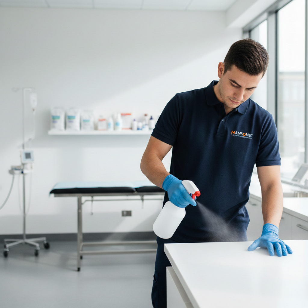 Protocolos de desinfeccion sanitaria con productos homologados para centros medicos